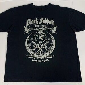 Black Sabbath The End Would Tour T-Shirt, Graphic Tour 2016 Concert Band Tee
